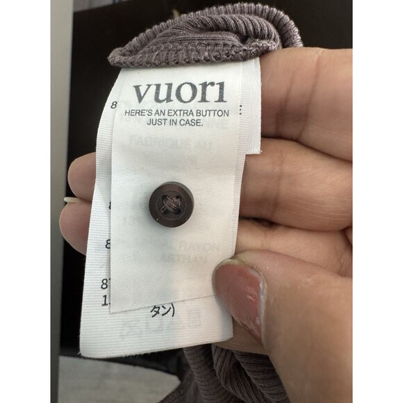 Vuori Womens Pose Scoop Jumpsuit Sz Large Chocolate Loungewear Comfort Travel - Picture 9 of 12